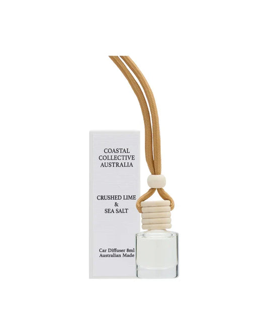 Coastal Collective Australia Crushed Lime Sea Salt Car Diffuser