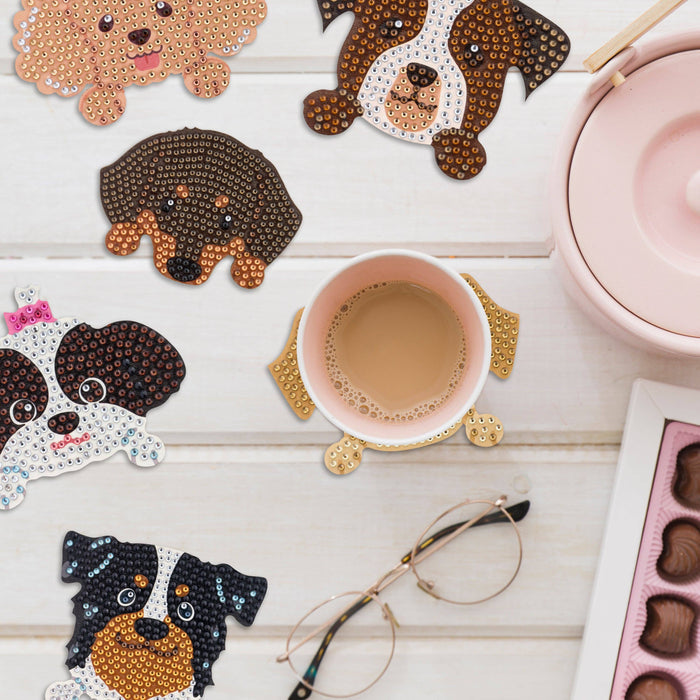 Coasters - Dogs - Diamond Art Club DIY Kit