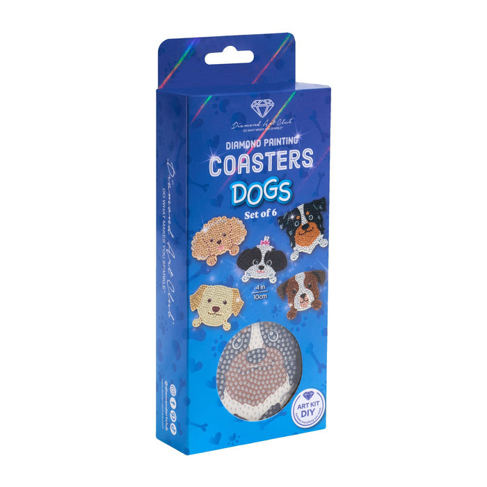 Coasters - Dogs - Diamond Art Club DIY Kit