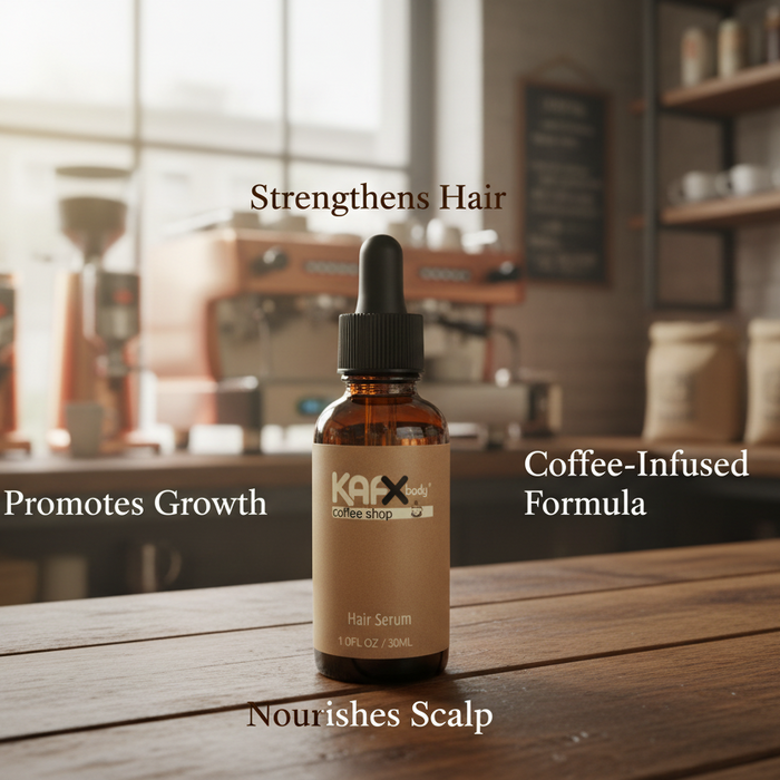 Coffee Shop Hair & Beard Serum for Men & Women | Hydrate & Shine