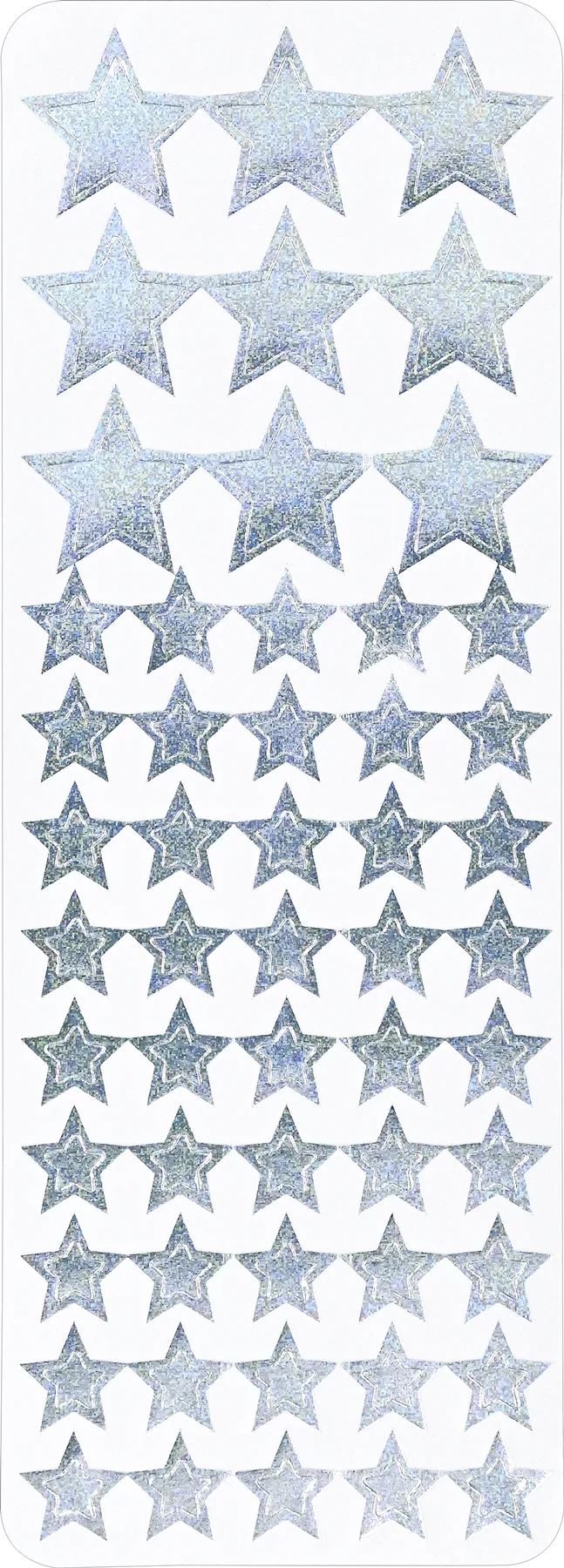 Color Foil Stars Stickers
