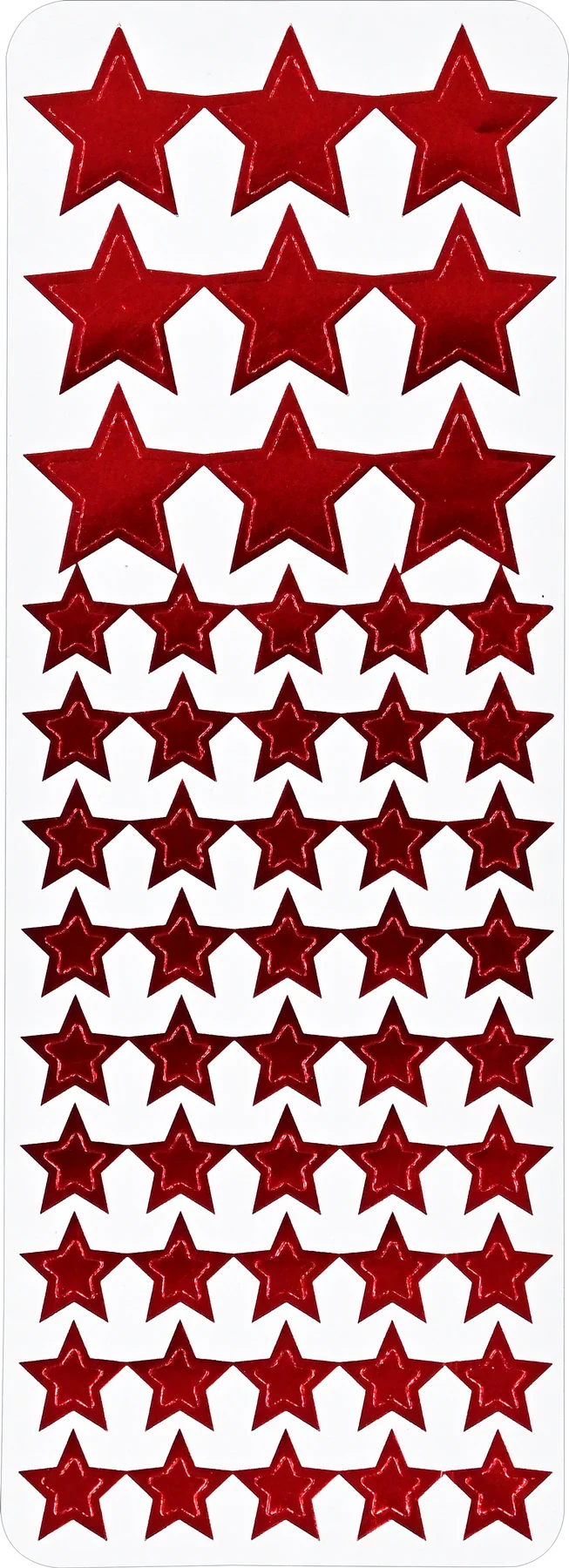 Color Foil Stars Stickers