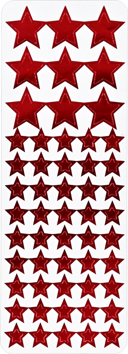 Color Foil Stars Stickers
