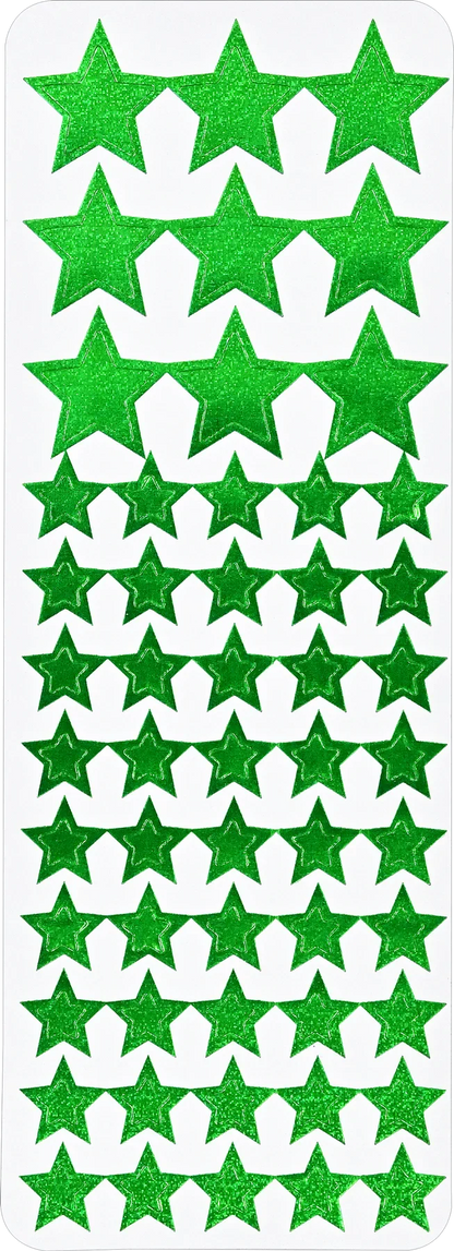 Color Foil Stars Stickers
