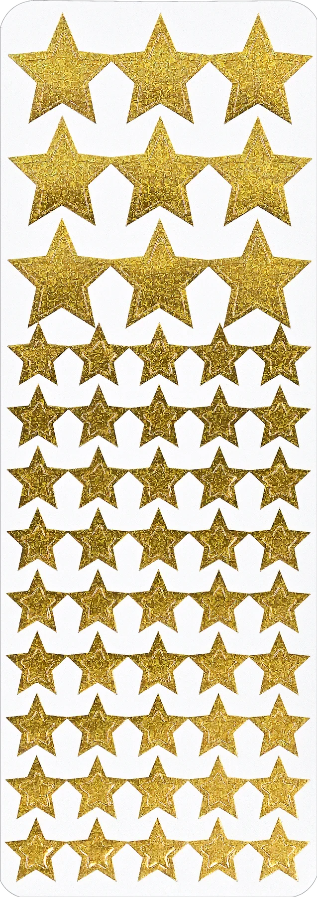 Color Foil Stars Stickers