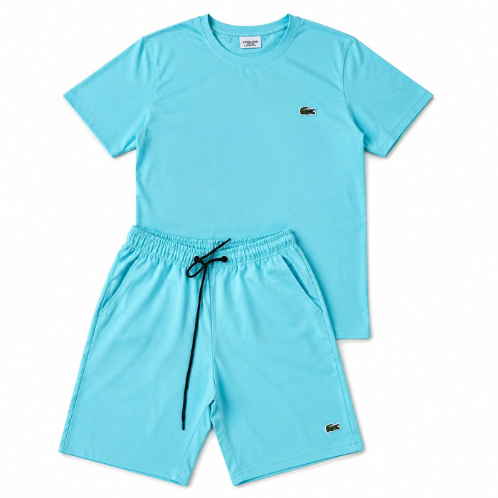 Conjunto Camiseta + Bermuda — Lacoste