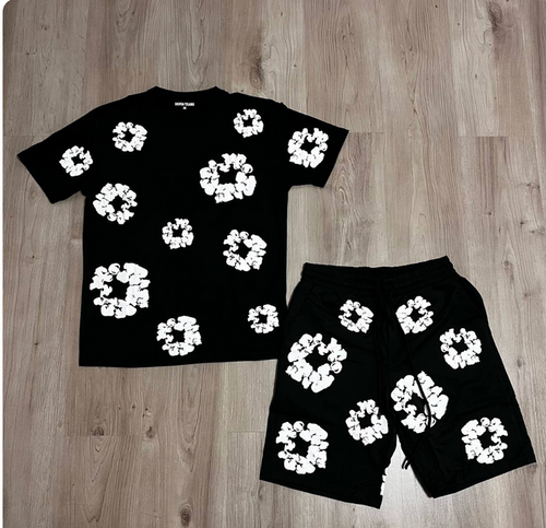 Conjunto Corto Denim Taser Negro