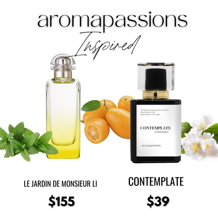 CONTEMPLATION | Inspired by HERMES LE JARDIN DE MONSIEUR LI | Le Jardin de Monsieur Li Dupe Pheromone Perfume - aromapassions