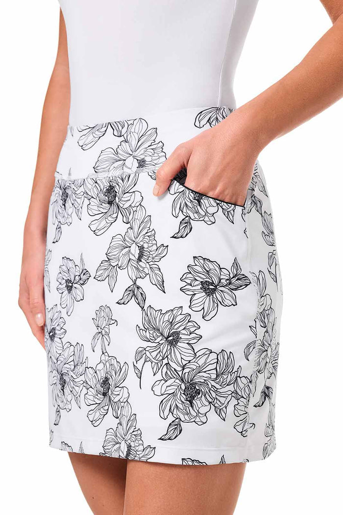 Color_White/Black Perfect Peony