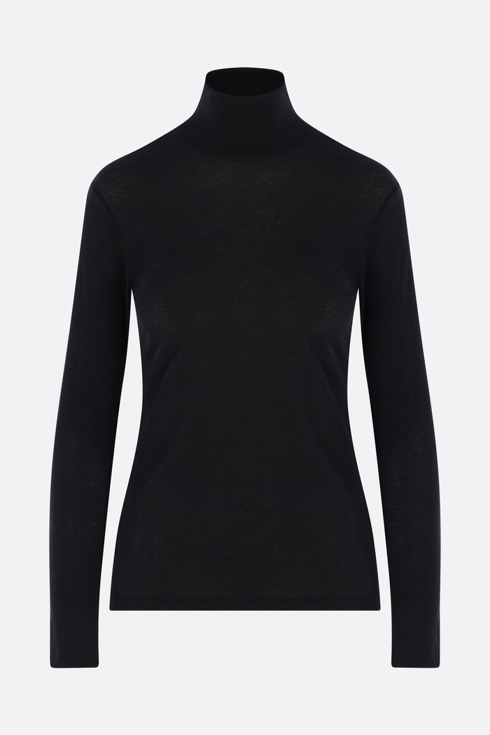 cotton jersey turtleneck