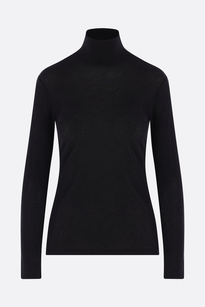 cotton jersey turtleneck