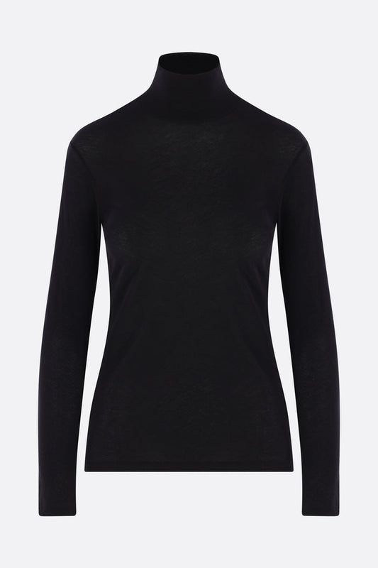 cotton jersey turtleneck