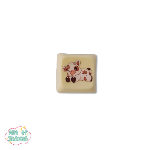 cow yellow key cap