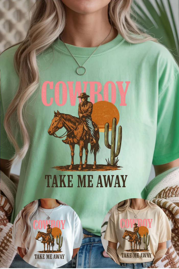 Cowboy Take Me Away Graphic Tee