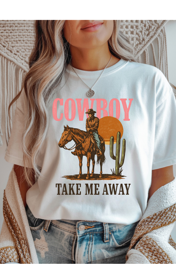 Cowboy Take Me Away Graphic Tee