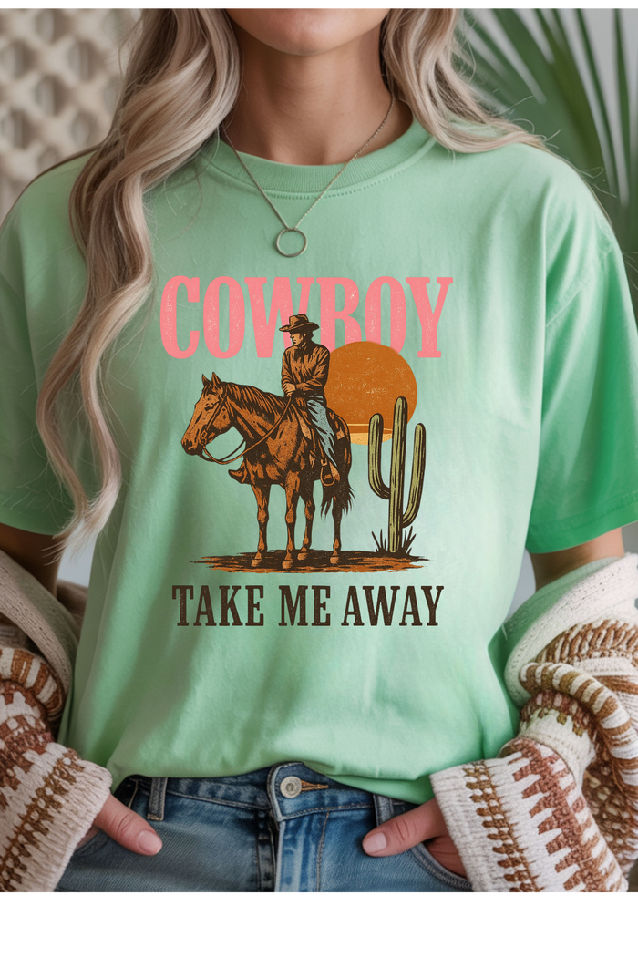 Cowboy Take Me Away Graphic Tee