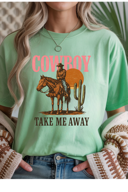 Cowboy Take Me Away Graphic Tee