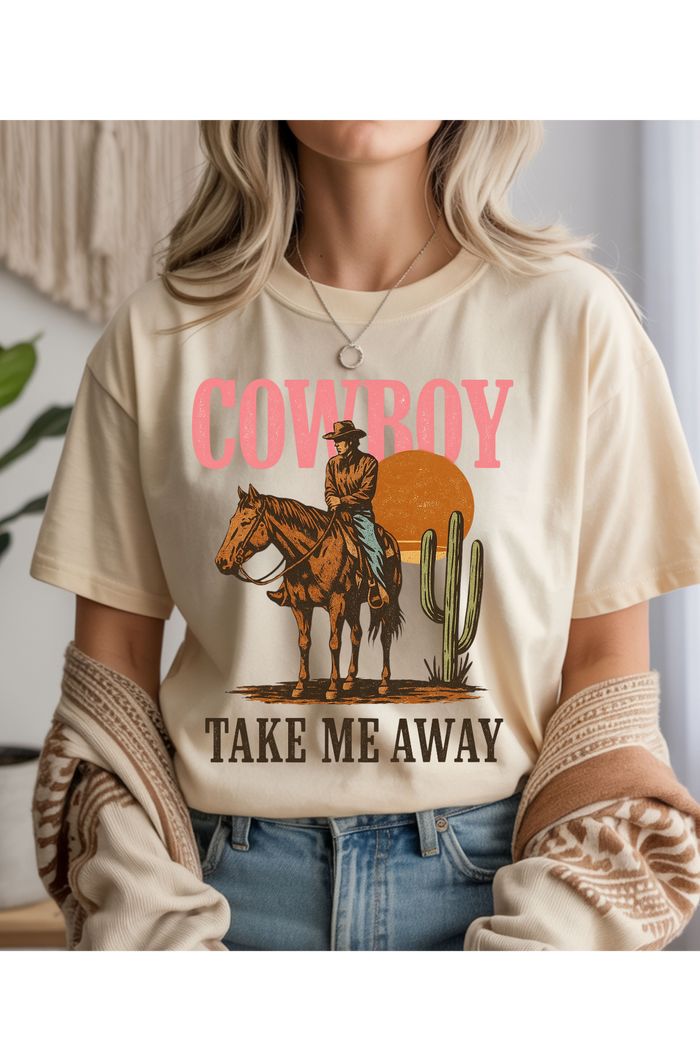 Cowboy Take Me Away Graphic Tee