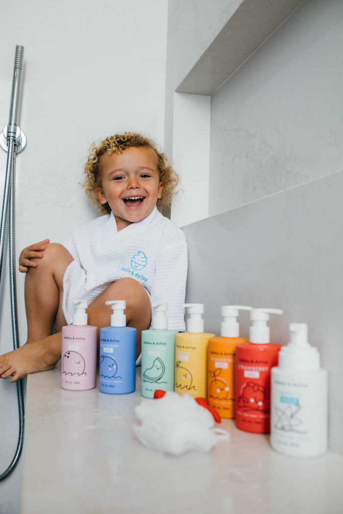 Dabble & Dollop | Blueberry Shampoo, Body Wash & Bubbles