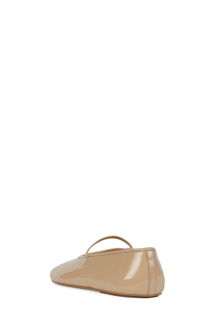 DANCERINA Jeffrey Campbell Flat Beige Patent