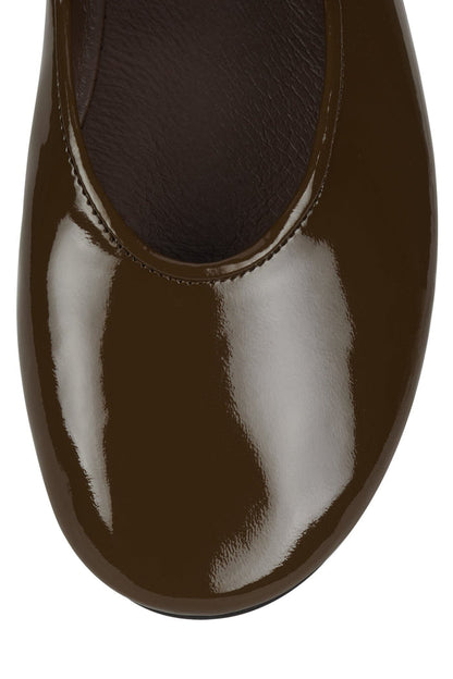 DANCERINA Jeffrey Campbell Flat Brown Patent
