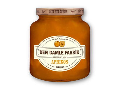 Den Gamle Fabrik Apricot Marmalade 380g (13.40 oz) – Authentic Danish Apricot Preserve
