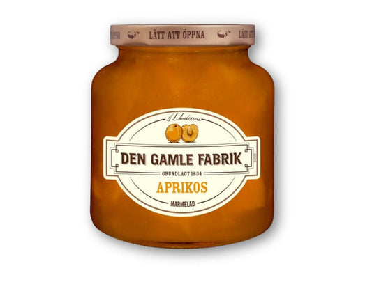 Den Gamle Fabrik Apricot Marmalade 380g (13.40 oz) – Authentic Danish Apricot Preserve