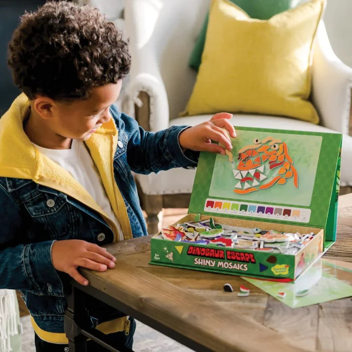 Dinosaur Escape Shiny Mosaics Magnetic Play
