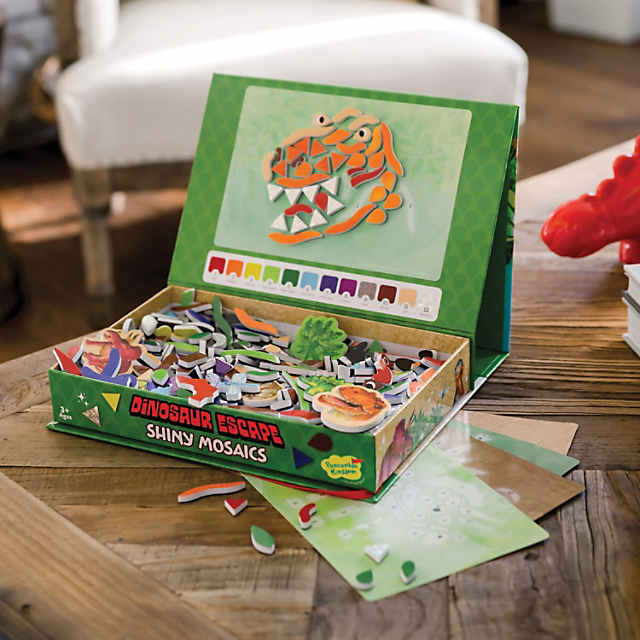 Dinosaur Escape Shiny Mosaics Magnetic Play