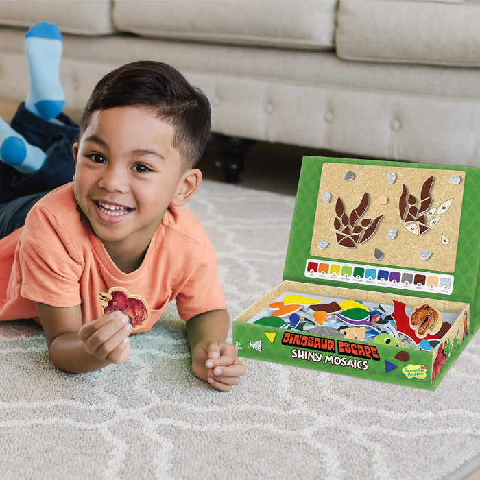 Dinosaur Escape Shiny Mosaics Magnetic Play