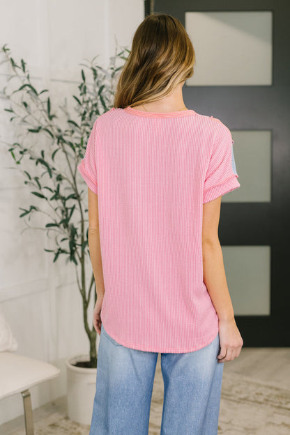 Don't Stop Til' You Get Enough Color Block Top