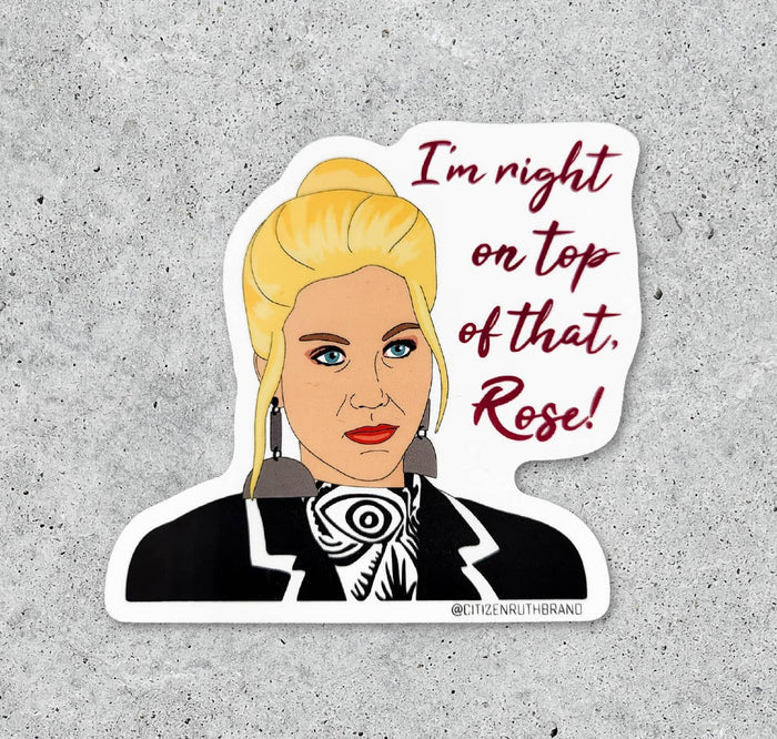 Don't Tell Mom The Babysitter's Dead vinyl sticker