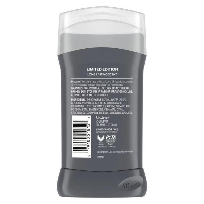Dove Men Care Deodorant, Apple Cider & Bourbon 3oz - 12 Pack