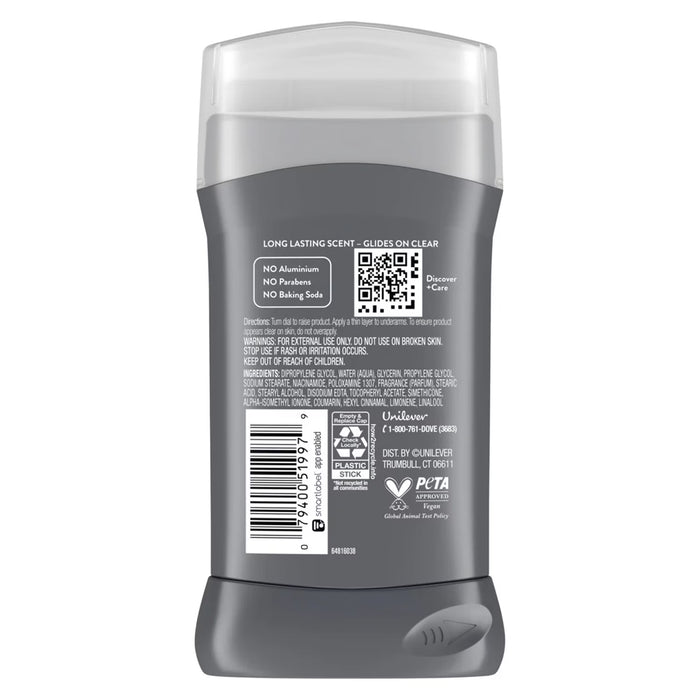 Dove Men Care Deodorant, Rustic Sandalwood 3oz - 12 Pack