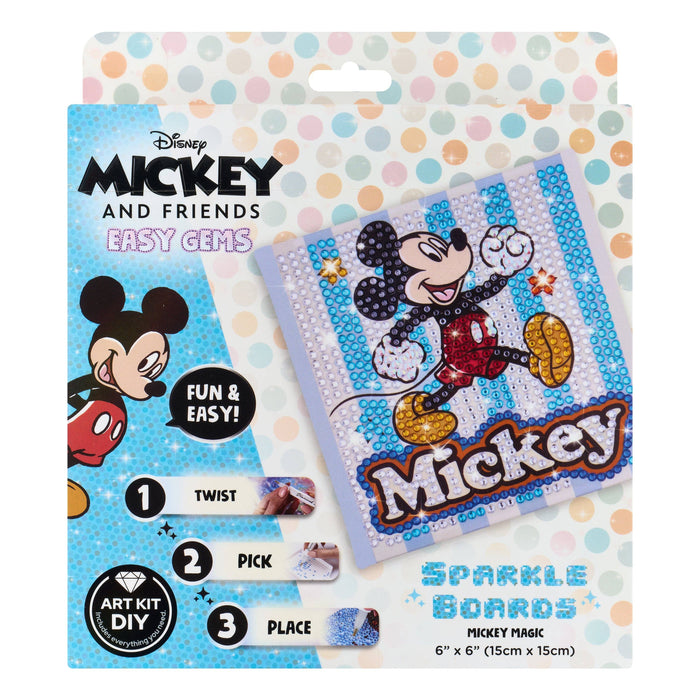Easy Gem™ Sparkle Boards – Mickey™ Magic - Diamond Art Club DIY Kit