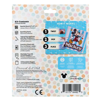 Easy Gem™ Sparkle Boards – Mickey™ Magic - Diamond Art Club DIY Kit