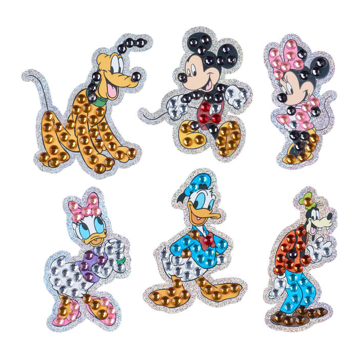 Easy Gems™ Stickers - Mickey and Friends™ (Set of 6) - Diamond Art Club DIY Kit