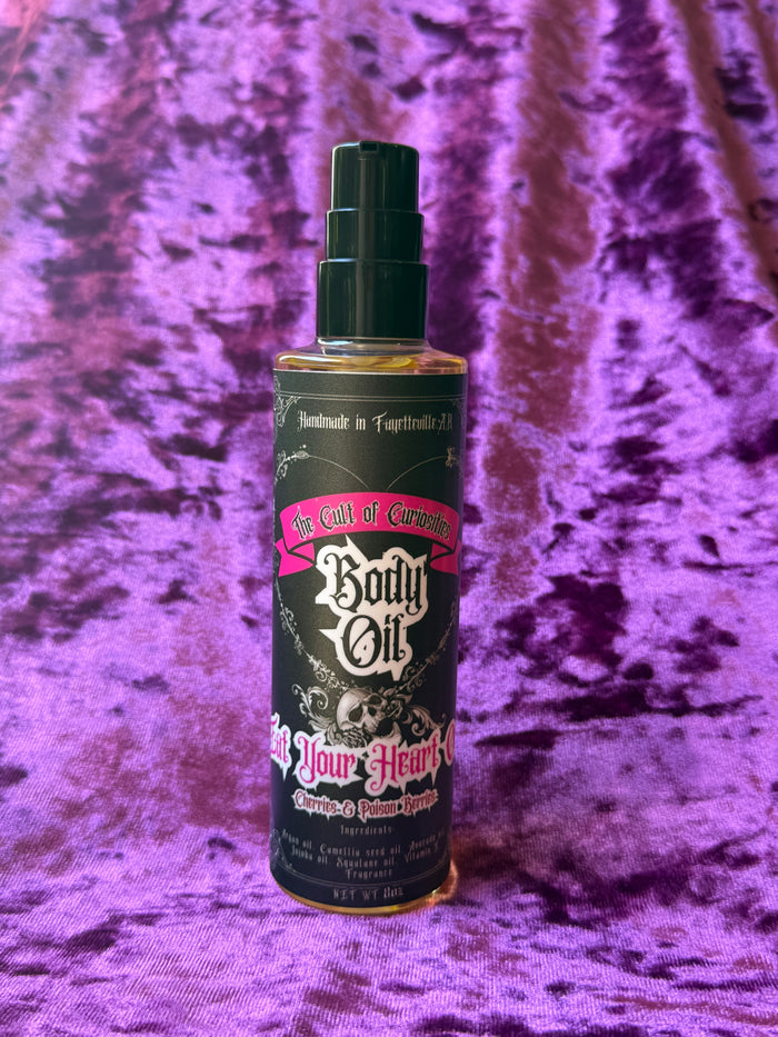 Eat your heart out 8oz luxe body oil