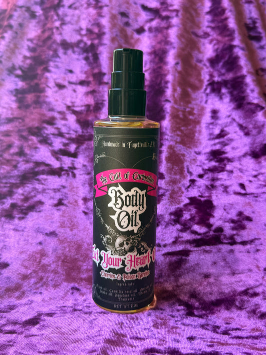 Eat your heart out 8oz luxe body oil