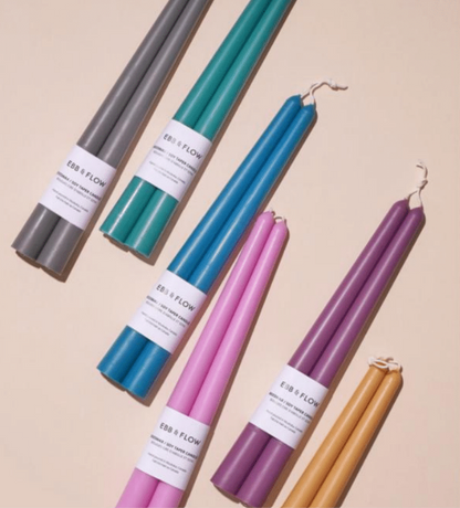 Ebb & Flow-Taper Beeswax Candle