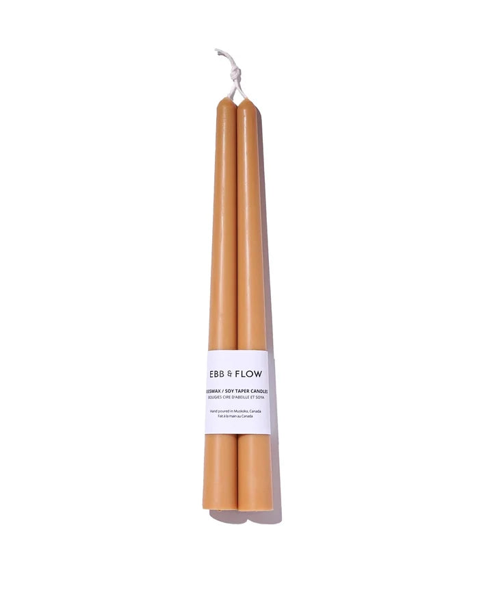 Ebb & Flow-Taper Beeswax Candle