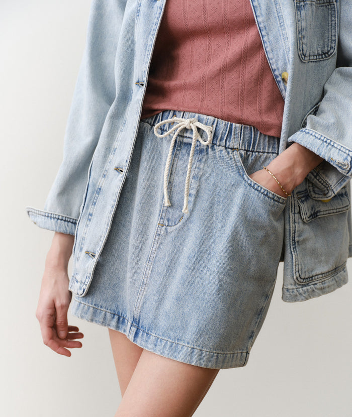 Ella Denim Mini Skirt