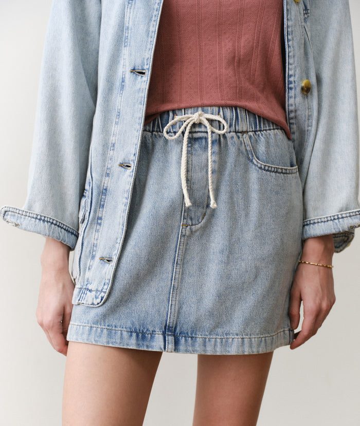 Ella Denim Mini Skirt