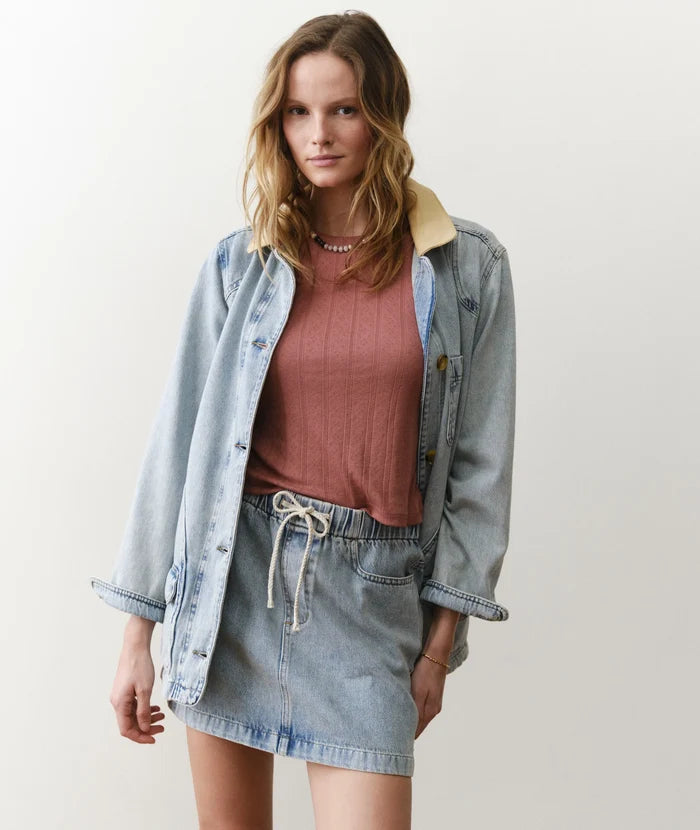Ella Denim Mini Skirt