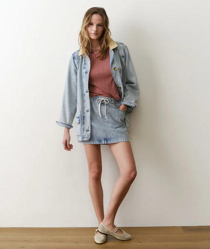 Ella Denim Mini Skirt
