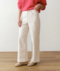 Ella Wide Leg Pant Ticking Stripe