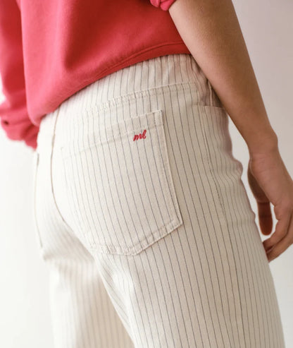 Ella Wide Leg Pant Ticking Stripe