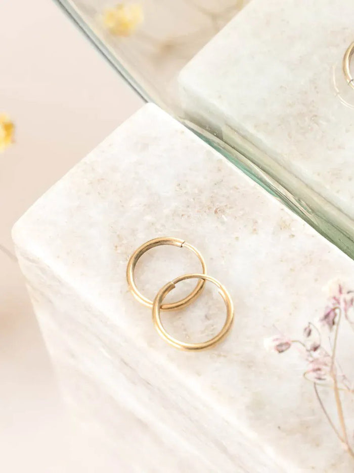 wellthy® Gold Vermeil Endless Hoop Earrings