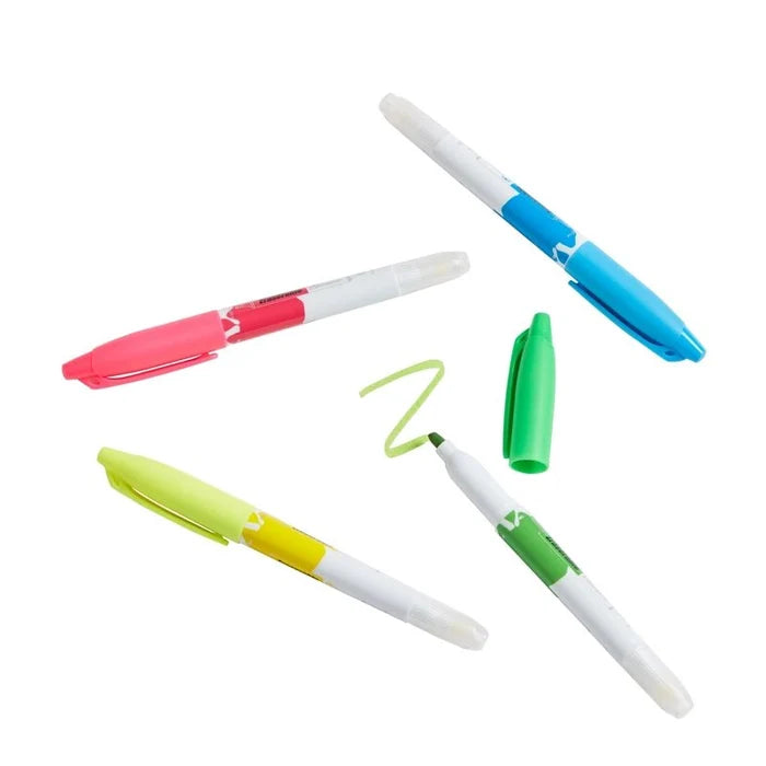 Erasable Highlighter Pens Set for Study & Planning – 4 Colours