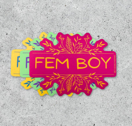 Fem Boy sticker